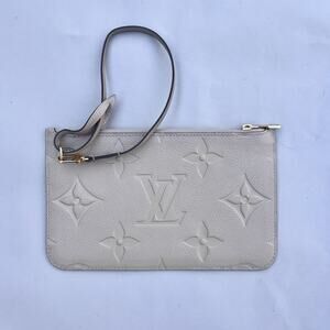 Louis Vuitton Neverfull Giant NM Empriente Leather Pouch Clutch Wristlet MM/GM